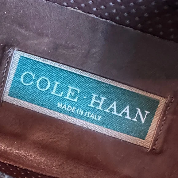 Cole Haan Women’s Dark Brown Woven Loafers - Picture 2 of 6